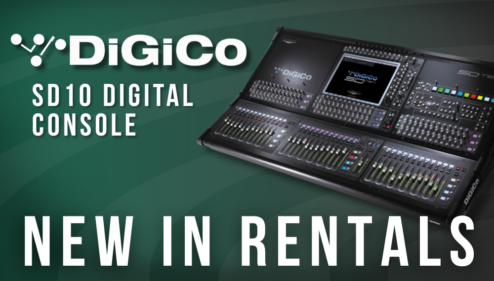New In Rentals | DiGiCo SD10 Digital Console